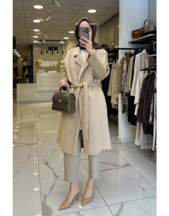 Vosse Bej Angora Örgülü Kaban