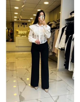 Miarte Ekru Küpürlü Bluz