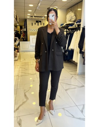 Ekol Kahverengi  Ceketli Takım 