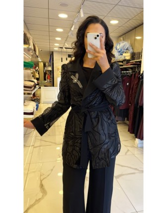 Gazella Siyah Organize Ceketli Takım 