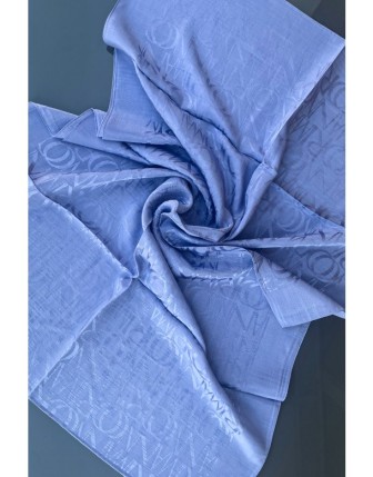 Imannoor Monogram Lavanta Shiny Jakar Şal