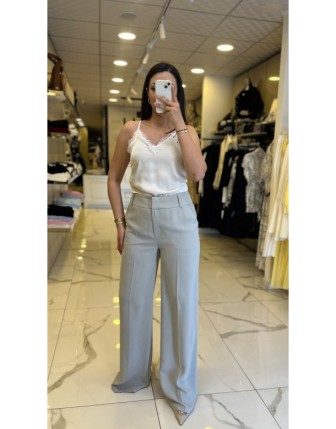 Miarte Gri Palazo Pantolon