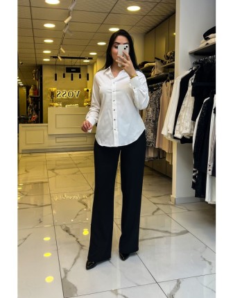 Ekol Ekru Düğmeli Gömlek