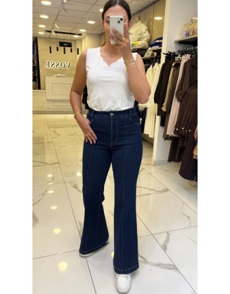 Doop Lacivert Likralı İspanyol Kot Pantolon