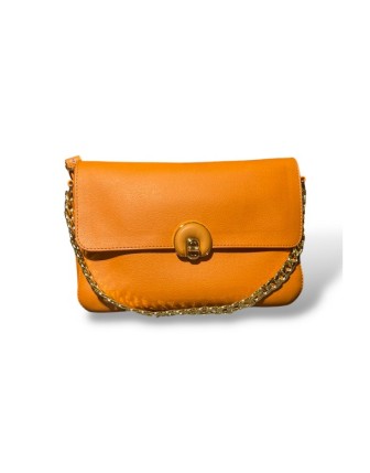Dikdörtgen Formlu İç Çantalı Gold Detaylı Tarçın Çanta