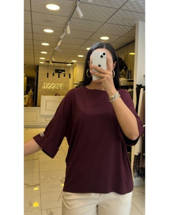 On Fashıon Bordo Bluz