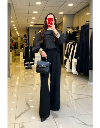 Miarte Siyah Payet Detaylı Organize Takım