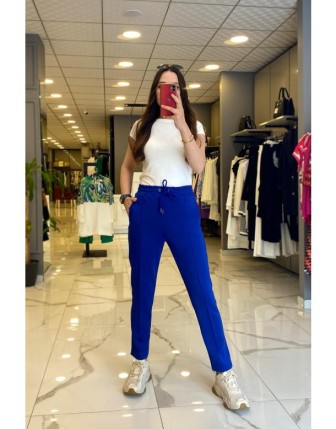 On Fashion Saks Beli Lastikli Cep Detaylı Eşofman Altı