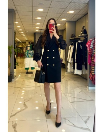 Ekol Siyah Palazzo Pantolon