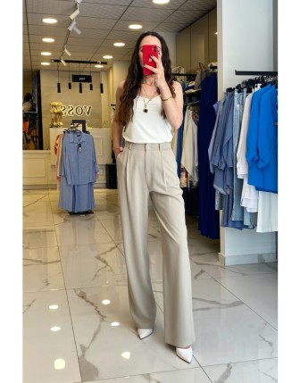 Ekol Kum Düz Kesim Cepli Pantolon