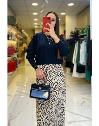 On Fashıon Siyah Sıfır Yaka Triko Kazak