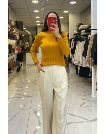 Vosse Hardal  Balıkçı Yaka Fitilli Kazak 