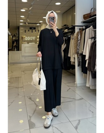 Yusuf Özdemir Siyah Basic Takım