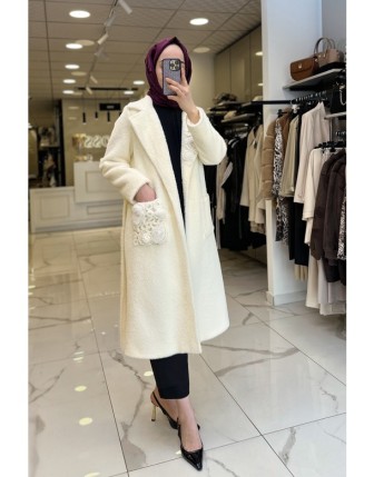 Vosse Ekru Angora  Kuşaklı Kaban