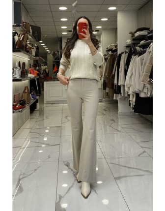 Yusuf Özdemir Kum İspanyol Paça Jean